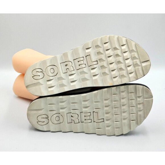 Sorel Women's White Leather Roaming Buckle Strap Slide Sandals Sz 7 2313 - Picture 10 of 16